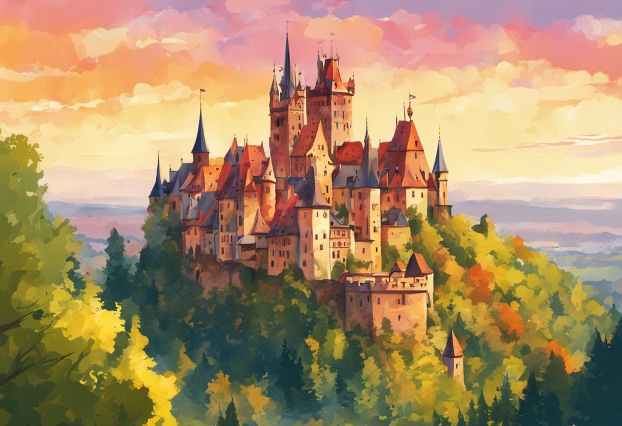 Des châteaux colorés et magiques en Alsace